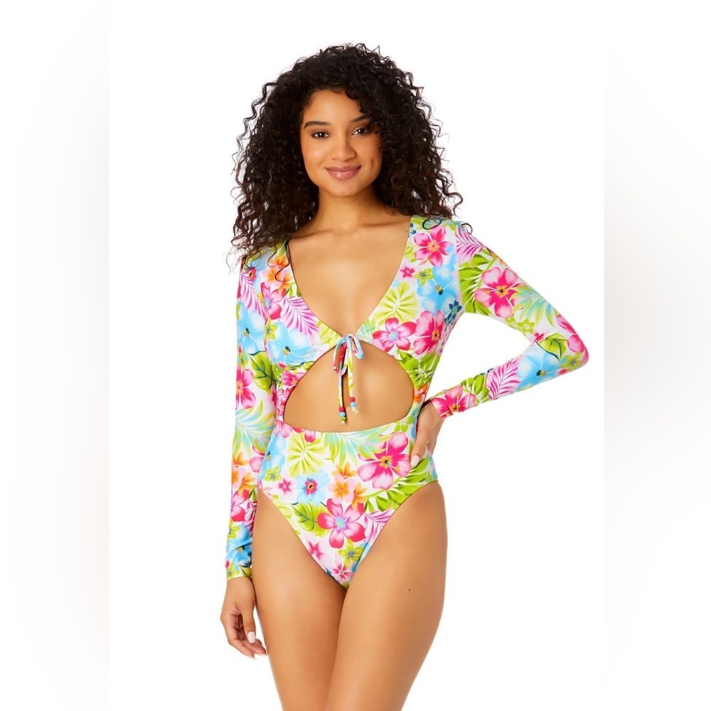 Celebrity Pink Junior's Tropical Dream Swim Rashguard